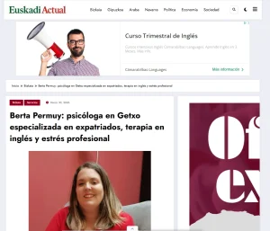 Berta Permuy en Euskadi Actual